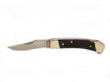 Schrade Folding Knife LB5 Wood Handle with Sheath