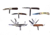 Various Folding Knives Boker Tree Monarch Imperial