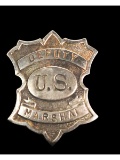 Obsolete Deputy U.S. Marshal Badge