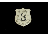 Obsolete The Secret Detective Service Badge