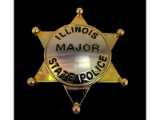 Obsolete Illinois State Major Police Badge