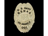 Obsolete U.S. Navy MDMAA USS Crommelin Badge