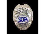 Obsolete Special Operations Associates Badge 925