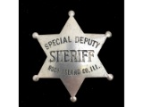 Obsolete Sheriff Special Deputy Rock Island Badge