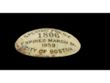 Obsolete Special Police Boston 1959 Badge