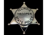 Obsolete Illinois State Trooper Police Badge