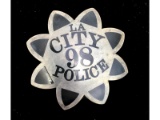 Obsolete LA City Police 98 Badge