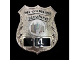 Obsolete New York New York Security Badge