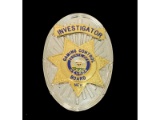 Obsolete Investigator Gaming Control Board Badge