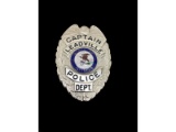 Obsolete Captain Leadville IL Police Dept Badge