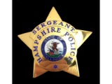Obsolete Sergeant Hampshire IL Police Badge