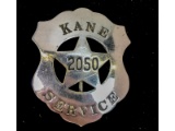 Obsolete Kane Police Badge