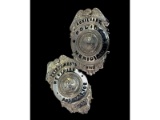 2 Obsolete Auxiliary Police Meridian MS Badges