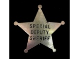 Obsolete Special Deputy Sheriff Badge