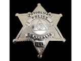 Obsolete Patrolman Police Centralia IL Badge