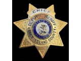 Obsolete Chief Deputy Sheriff Rock Island IL Badge