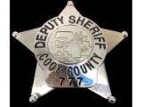 Obsolete Cook County Deputy Sheriff Police Badge