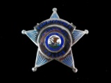 Obsolete Commissioner Hampshire IL Police Badge
