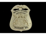 Obsolete Deputy Sheriff Sergeant Macomb Badge