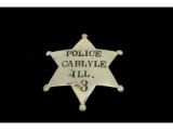 Obsolete Police Carlyle IL Badge