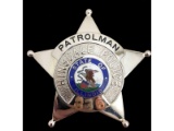Obsolete Patrolman Hinsdale Police Badge