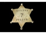 Obsolete Galena Police Badge