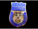 Obsolete U.S. Prohibition Service Treasury Badge