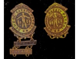 Obsolete 2 School Safety Patrol Service Award Pins