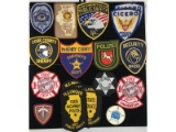 Obsolete Various Police Fire Safety Patches