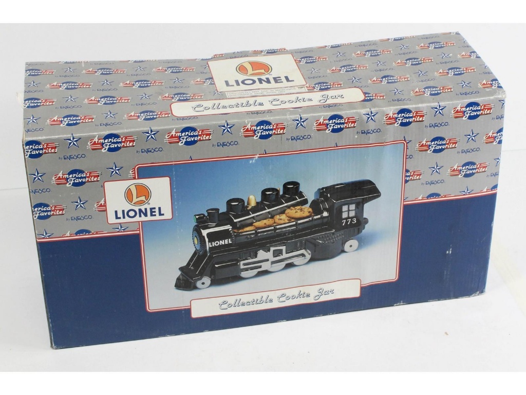 Lionel Collectible Cookie Jar Train Art Antiques Collectibles Toys Hobbies Toy Trains Railroad Online Auctions Proxibid