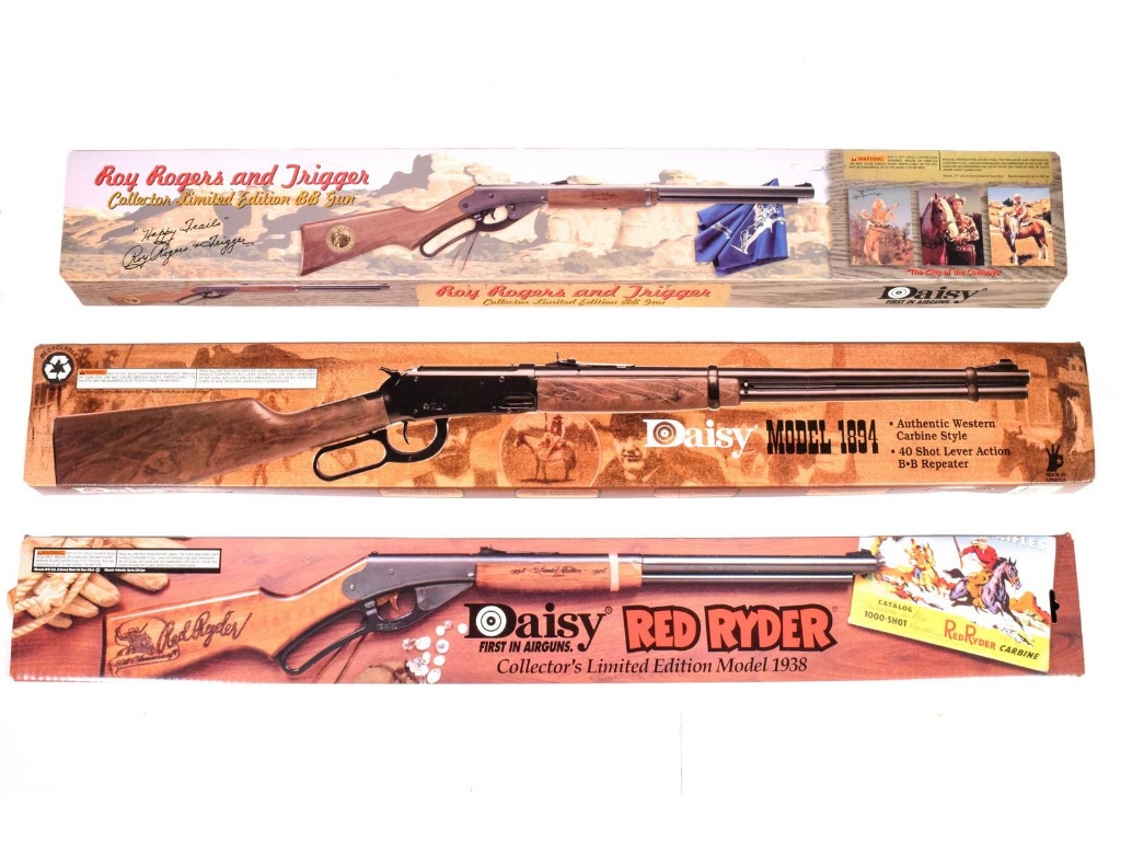 3 Daisy Air Rifles Roy Rogers Limited Edition New