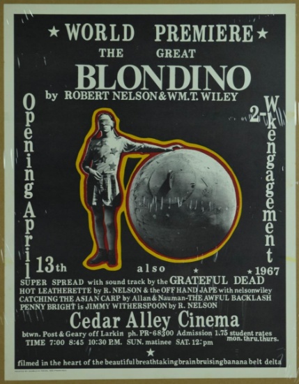 Grateful Dead Blondino Poster 1967