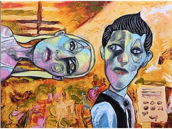 Paoli Original Art "Agree to Disagree" Eye Candy