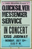 Quicksilver Messenger Service Concert Poster