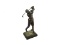 Bronze Statue of a Female Golfer