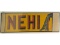 Vintage Metal Nehi Sign