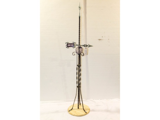 RARE "Kretzer" Weathervane with Purple Glass Ball