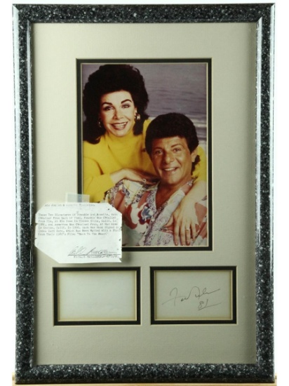 Frankie Avalon and Annette Photo w/Autographs