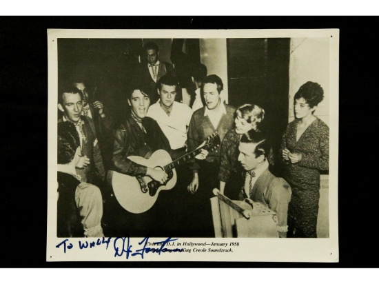 D.J. Fontana (Elvis Presley's band) Signed Photo