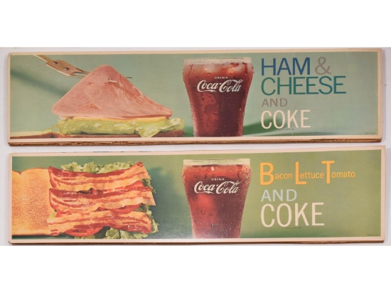 Coca-Cola Signs "Ham & Cheese" and "BLT"