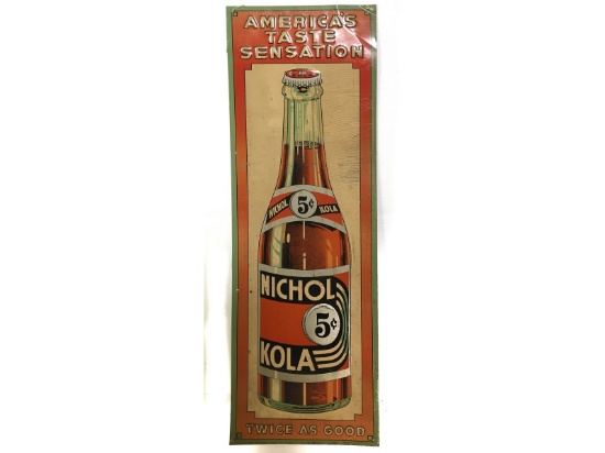 Vintage Nichol Kola Sign
