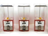 Gumball Candy Peanut Northwestern 25¢ Machines (3)