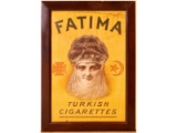 Vintage Framed Fatima Sign