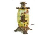 Tobacco Advertising Oil Lamp