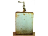 Vintage Lubester Oil Tank With Pump