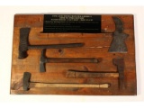 5 Axes from Frontier America Cast Iron Hand Forged