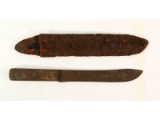 Late 1800's Native American Sheath/Fighting Knife