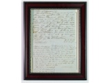 Pre Civil War Slave Letter / Document