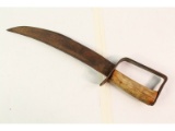 1860's Confederate Bowie Knife Stag Handle
