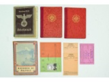 5 Misc German Pass Books